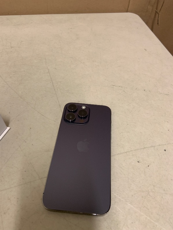 Photo 1 of Apple iPhone 14 Pro Max, 256GB, Deep Purple - Unlocked (Renewed)