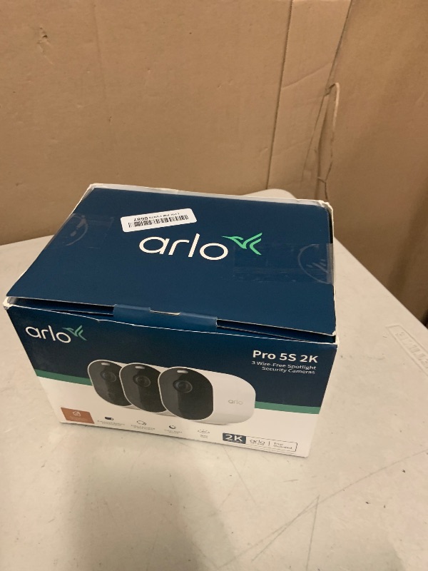 Photo 1 of Arlo Pro XL Security Camera 2K HDR (5th Gen, 2022 Release) + SmartHub - Wireless Outdoor Camera, 2X Longer Rechargeable Removeable Battery, AI Event Captions, 1-Mo. Trial of Secure Plan