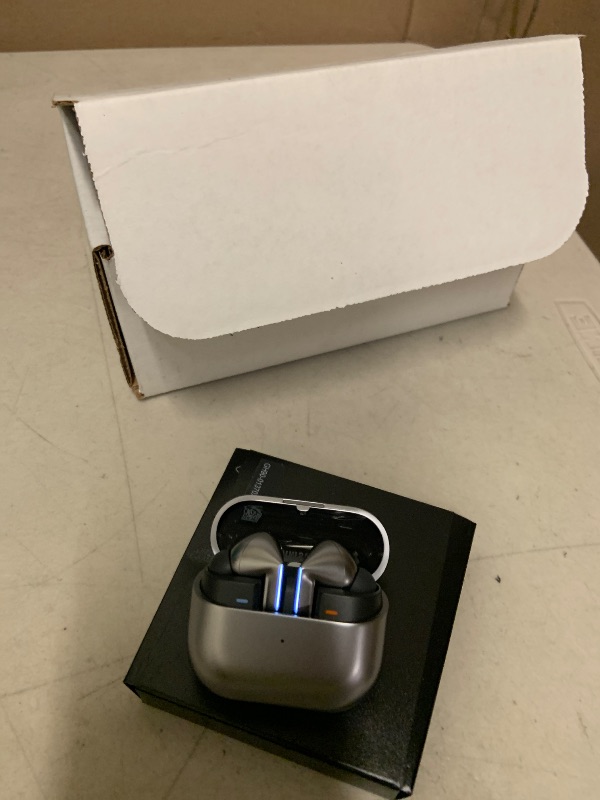 Photo 1 of Samsung Galaxy Buds 3 Pro AI True Wireless Bluetooth Earbuds, Noise Cancelling, Sound Optimization, Redesigned Comfort Fit, Silver [US Version, Amazon Exclusive, 2Yr Warranty]