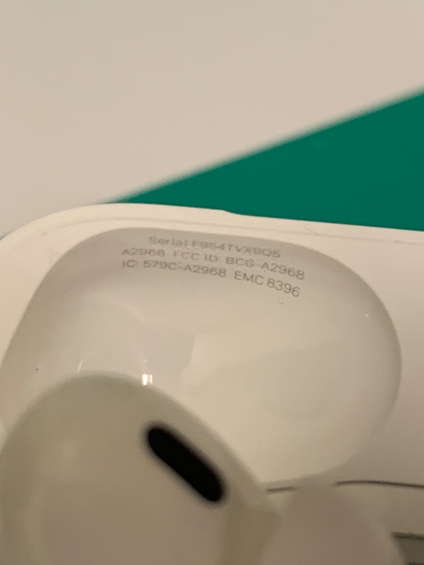 Photo 1 of Apple AirPods Pro (2nd Generation) with MagSafe Charging Case (USB-C) (Renewed Premium)