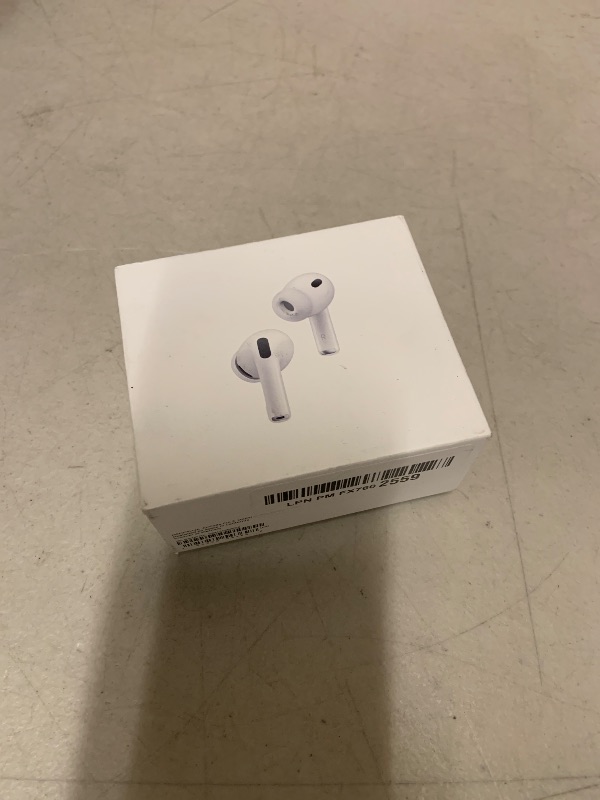 Photo 1 of Apple AirPods Pro 3 Wireless Earbuds, Active Noise Cancellation, Live Translation, Heart Rate Sensing, Hearing Aid Feature, Bluetooth Headphones, Spatial Audio, High-Fidelity Sound, USB-C Charging