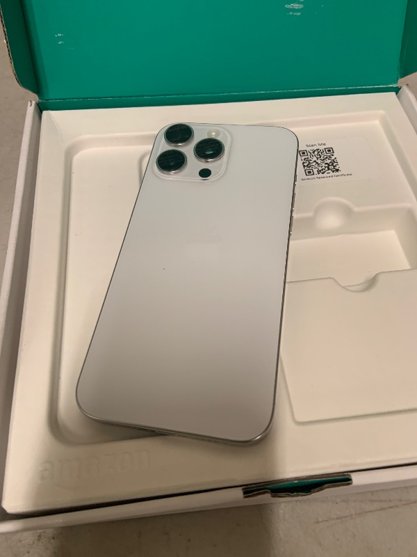 Photo 1 of Apple iPhone (Renewed Premium) 16 Pro Max, US Version, 512GB, White Titanium - Unlocked