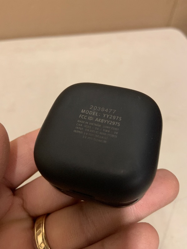 Photo 1 of Sony LinkBuds Fit Truly Wireless Noise Canceling Earbud Headphones, Small & Light with Newly Developed Air Fitting Supporters, Black