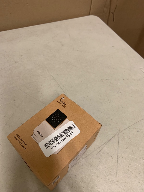 Photo 1 of Petcube Cam 360 Camera Interactive WiFi Pet and Home Security Pan-Tilt Camera with Phone App, 1080p HD Video, 360° Rotation, Night Vision, AI Alerts