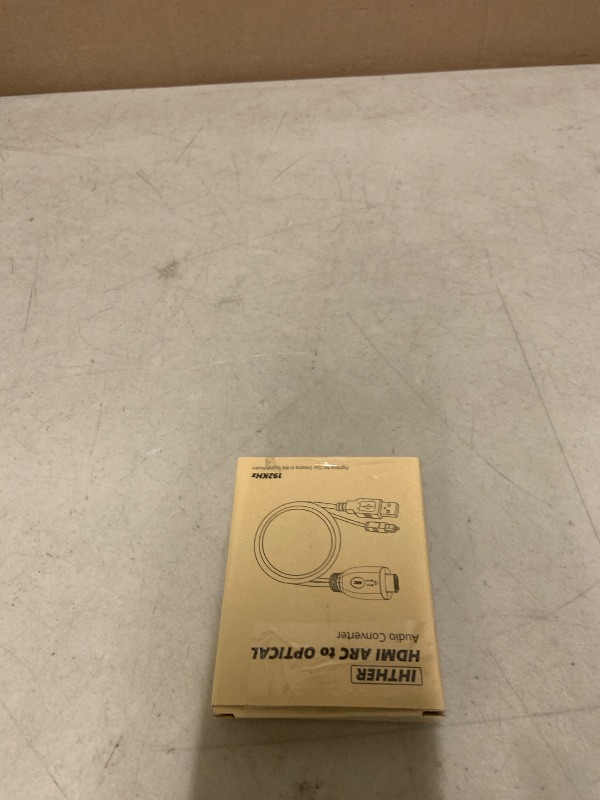 Photo 1 of 192KHz HDMI ARC/eARC to Optical Audio Adapter, HDMI ARC Cable for Soundbar to TV, Plug & Play Optical Audio to ARC Converter, Optical Audio Splitter Extractor Support for PCM/Dolby 5.1/DTS 5.1[No CEC]