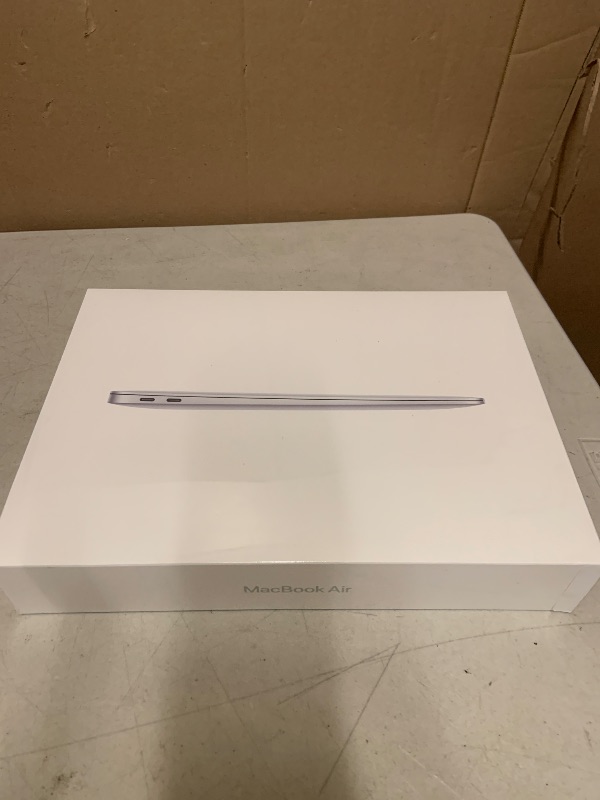 Photo 1 of 2020 Apple MacBook Air Laptop: Apple M1 Chip, 13” Retina Display, 8GB RAM, 256GB SSD Storage, Backlit Keyboard, FaceTime HD Camera, Touch ID. Works with iPhone/iPad; Silver