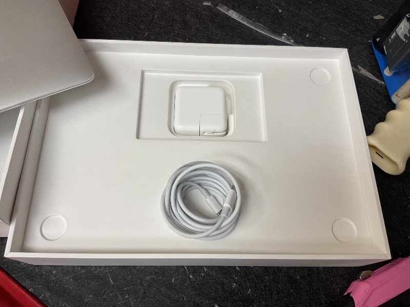 Photo 1 of 2020 Apple MacBook Air Laptop: Apple M1 Chip, 13” Retina Display, 8GB RAM, 256GB SSD Storage, Backlit Keyboard, FaceTime HD Camera, Touch ID. Works with iPhone/iPad; Silver