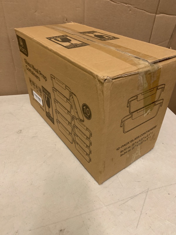 Photo 1 of [10-Pack] Glass Meal Prep Containers with Lids, MCIRCO Food Storage Containers with Snap Locking Lids, Airtight Lunch Containers, Microwave, Oven, Freezer and Dishwasher