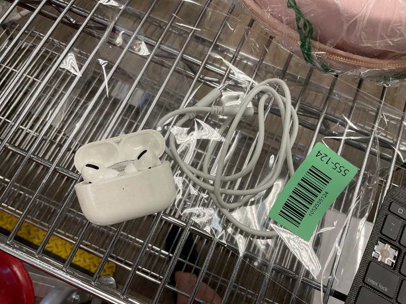 Photo 1 of Apple AirPods Pro (2nd generation) with MagSafe Charging Case (USB-C) (Renewed)