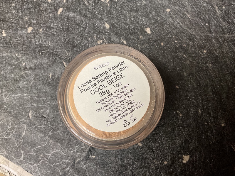 Photo 1 of Dermablend Loose Setting Powder, Cool Beige Face Powder & Finishing Powder Makeup for Light, Medium and Tan Skin Tones, Mattifying Finish and Shine Control, 1oz