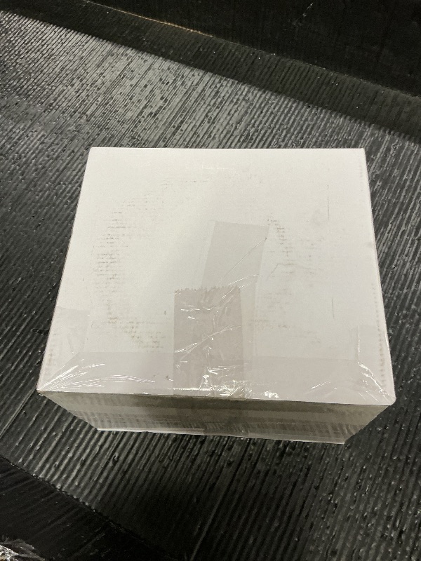 Photo 1 of 24 Pieces 8 Inch Disposable Cake Containers with Lids Plastic Serving Tray Clear Platters with Clear Lids Round Disposable Cake Holder for Storing Party Takeout Food Catering Display (White)