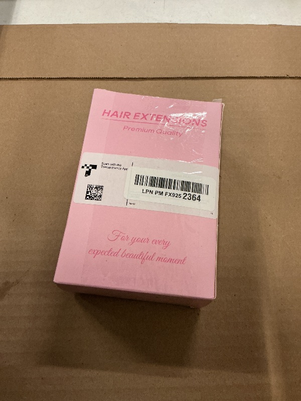 Photo 1 of 14 Inch Ponytail Extension - Wavy Pony Tails Hair Extensions, Claw Clip Ponytail Extension, Synthetic Hair Extensions Ponytail, Clip on Ponytails for Women (Light Brown With Beige Highlights)