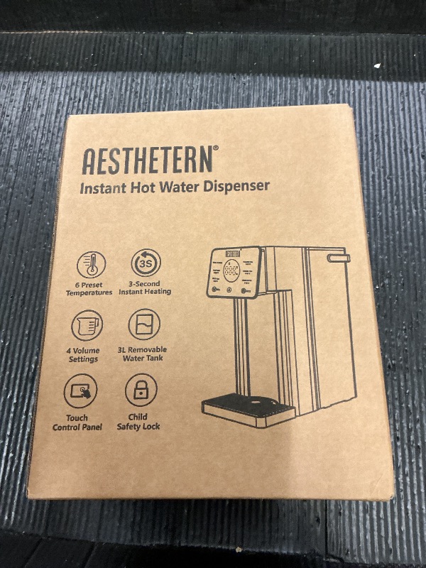 Photo 1 of Instant Hot Water Dispenser Countertop for Rapid Heating, Electric Kettle with 6 Temperature Settings & 4 Volume Options, Water Boiler with 3L Removable BPA-Free Water Tank White