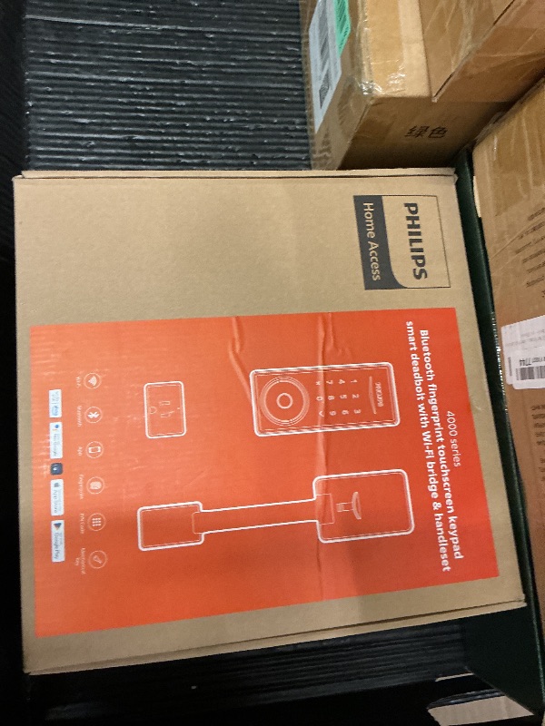Photo 1 of Philips Wi-Fi Smart Lock with Handle, Keyless Entry Keypad Door Lock with Handle, Front Door Deadbolt Set with WiFi Gateway, App Control, Fingerprint Unlock, PIN Code Unlock, Auto Locking