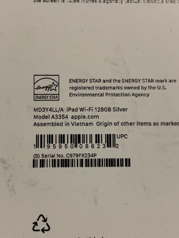 Photo 1 of Apple iPad 11-inch: A16 chip, 11-inch Model, Liquid Retina Display, 128GB, Wi-Fi 6, 12MP Front/12MP Back Camera, Touch ID, All-Day Battery Life — Silver