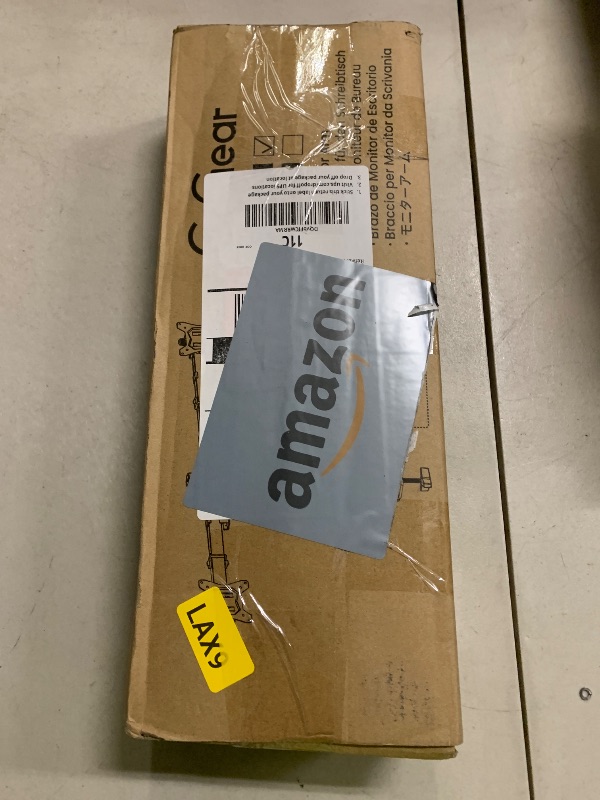 Photo 1 of ErGear Dual Monitor Stand, Heavy Duty Adjustable Monitor Desk Mount for 2 Screens up to 32 Inches, Fully Adjustable Height, Tilt, Swivel, Rotate, Supports 17.6 lbs per Monitor Arm, Easy Installation