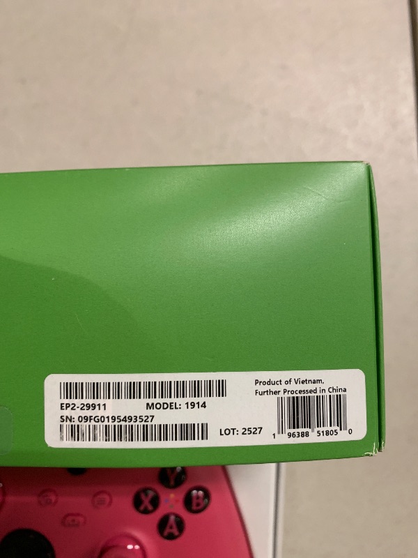 Photo 1 of Xbox Wireless Gaming Controller (2025) – Deep Pink – Play on, Windows, Android, iOS, FireTV Sticks, Smart TVs, VR Headsets