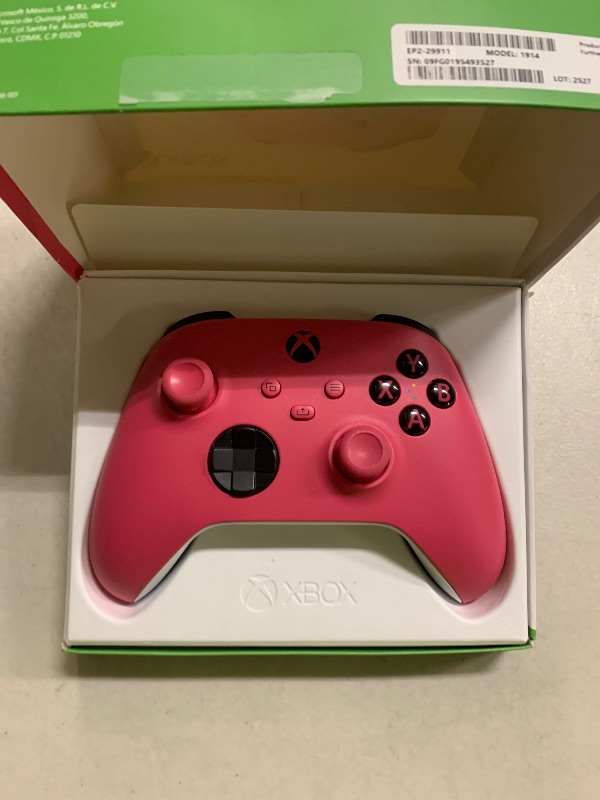 Photo 1 of Xbox Wireless Gaming Controller (2025) – Deep Pink – Play on, Windows, Android, iOS, FireTV Sticks, Smart TVs, VR Headsets