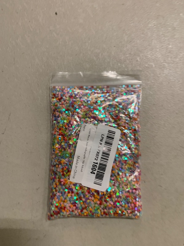 View 2 of 12000 Pieces 3mm Holographic Star Party Glitter PVC Confetti for Arts & Crafts Wedding Bridal Shower Birthday Valentines Party Decorations (Mixed Color)