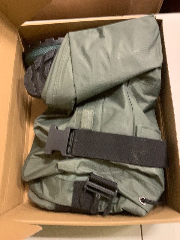 Photo 1 of TIDEWE Bootfoot Chest Wader, 2-Ply Nylon/PVC Waterproof Fishing & Hunting Waders with Boot Hanger for Men and Women Green Size 12