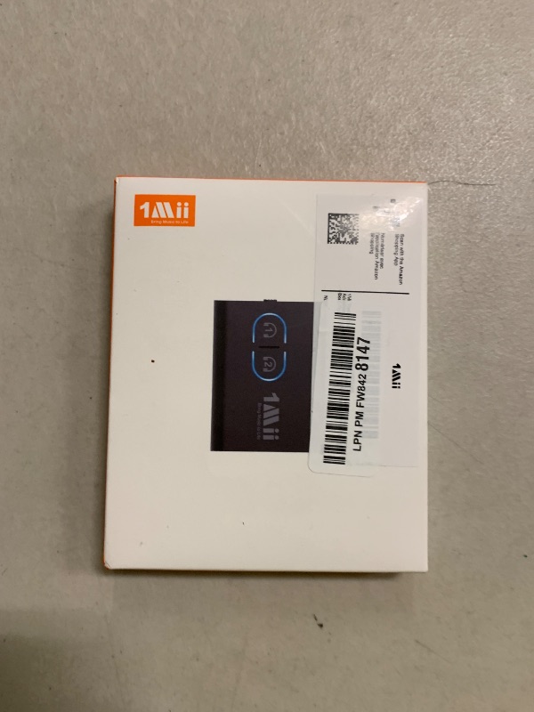 Photo 1 of 1Mii Bluetooth 5.3 Transmitter Receiver for TV to Wireless Headphones, Dual Link aptX Adaptive/Low Latency/HD Audio, Aux Bluetooth Audio Receiver Adapter for Home Stereo, Airplane, Boat, Gym