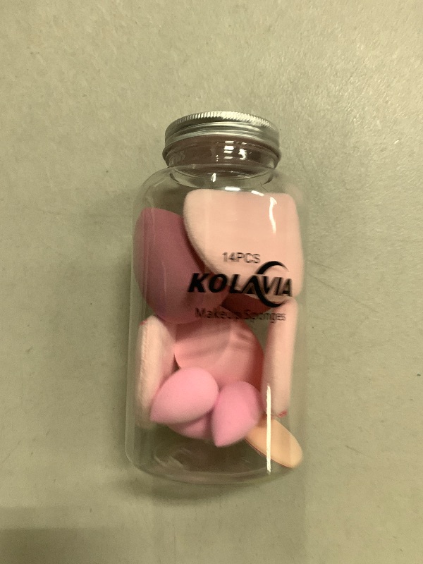 Photo 1 of 14PCS Makeup Sponge Set, Beauty Blender Sponge for Foundation Blending with 3PCS Mini Makeup Sponges & 4PCS Triangle Powder Puff, Soft Make Up Sponges for Face Cosmetic Applicator for Powder Liquid