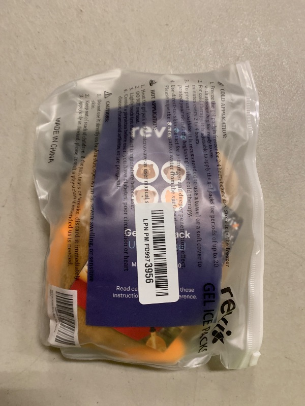 Photo 1 of REVIX Kids Ice Packs for Boo Boos, Babies Small Gel Ice Pack Reusable for Toddlers with Soft Cloth Covers and Cute Animals Designs, 4 Hot and Cold Packs for Everyday Comfort, Soothing and Relaxation