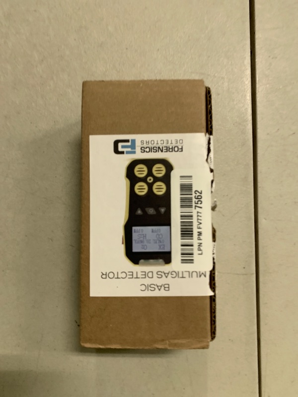 Photo 1 of USA NIST Calibrated 4 Gas Monitor by Forensics | O2, CO, H2S, LEL | USB Recharge |