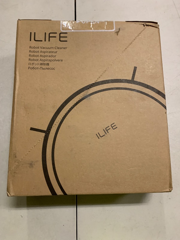 View 2 of ILIFE V2 Robot Vacuum Cleaner, Tangle-Free Suction, 120 Mins Runtime, Slim, Self-Charging Robotic Vacuum Cleaner, Ideal for Pet Hair and Hard Floors
