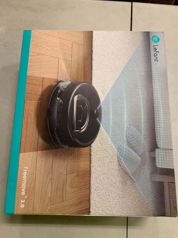 Photo 1 of Lefant LiDAR Robot Vacuum and Mop, Smart Mapping and Obstacle Avoidance, Tangle-Free Pet Hair, 2.4G/5G WiFi App Control, Slim Design for Wider Coverage, Carpet Detection, M330 Pro, Grey