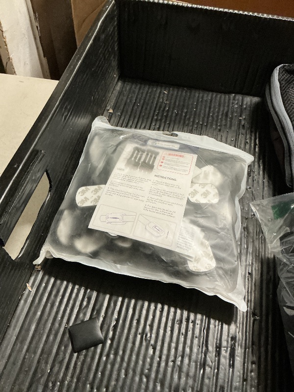 Photo 1 of 3M Adhesive Child Safety Strap Locks by Baby Proof Me, Baby Latches for Cabinets, Dishwashers, Fridges, Ovens and Trash Cans, Stain Free Toilet Lock (Black, 24 Safety Latches)