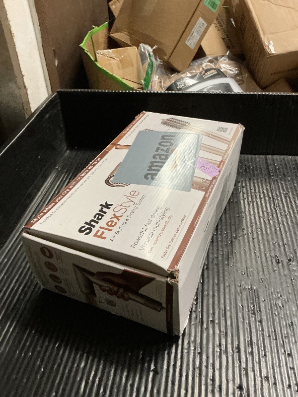 Photo 1 of Shark FlexStyle Air Styling & Drying System, Powerful Hair Dryer Brush & Multi-Styler with Auto-Wrap Curlers, Paddle Brush, Oval Brush, Concentrator Attachment, Stone, HD430