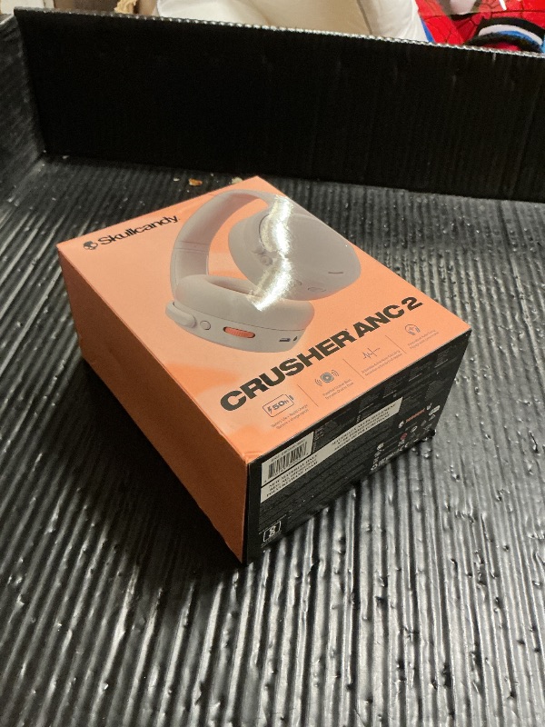 Photo 1 of Skullcandy Crusher ANC 2 Wireless Over-Ear Bluetooth Headphones with Multi-Sensory Bass, Active Noise Cancelling, Up to 60 Hours Battery, Microphone for iPhone Android - Bone