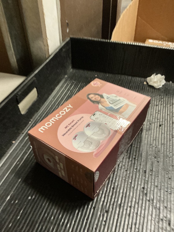 Photo 1 of Momcozy M5 Smart APP Controlled Wearable Breast Pump, Hands-Free Wireless Electric Pump, 3 Modes 9 Suction Levels, BPA-Free, Portable Lightweight, 24mm Flange, 2-Pack Cozy Red