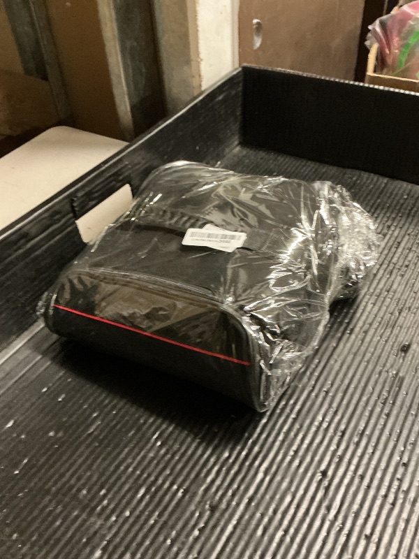 Photo 1 of Muscab Bass Guitar Case 7mm Padding Bass Guitar Bag Waterproof Electric Bass Bag, Electric Bass Gig Bag Bass Case Backpack with Neck Strap and Pockets, Black&Red Line