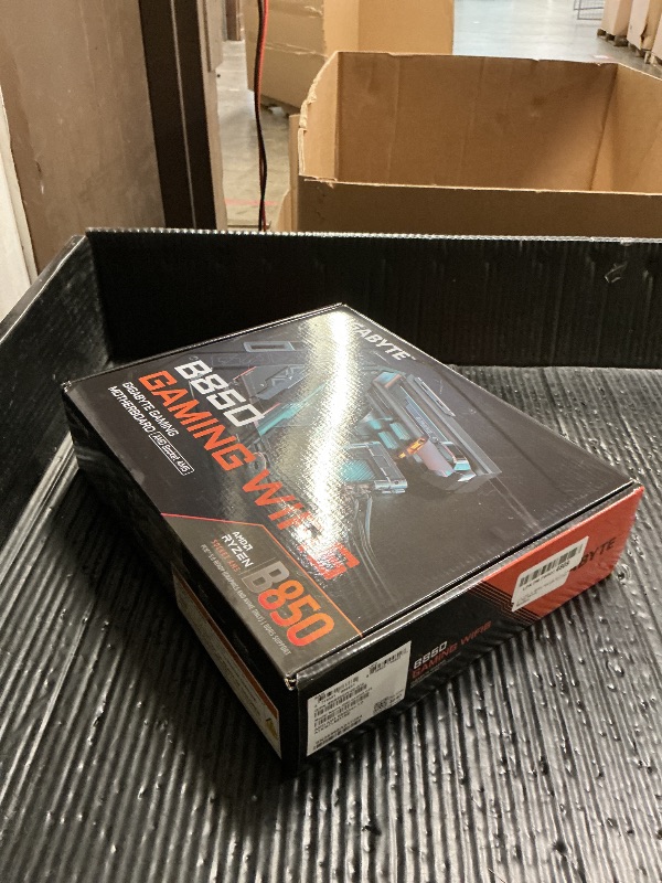 Photo 1 of GIGABYTE B850 Gaming WIFI6 AMD AM5 ATX Motherboard, Support AMD Ryzen 9000/8000/7000 Series, DDR5, 6+2+2 Power Phase, 3X M.2, PCIe 5.0, USB-C, WIFI6, GbE LAN, EZ-Latch, 5-Year Warranty
