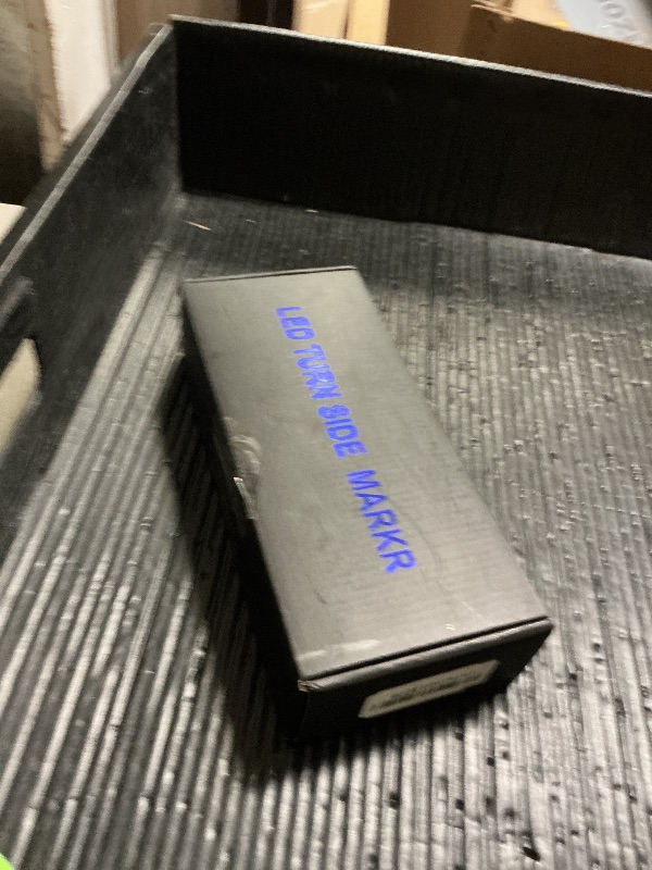 Photo 1 of Front & Rear Fender LED Side Lights for Chevy Corvette C6 Z06 2005-2013, Smoked Lens Side Bumper Marker Lamps, Ultra-Bright White LED Turn Signal Lights, 4 PCS