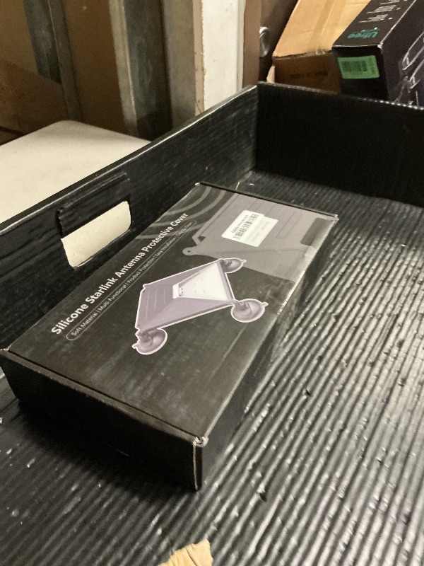 Photo 1 of Starlink Mini Protective Cover Case, Silicone Jacket for Starlink Satellite Dish?2-in-1 Design with Carrying Handle & Suction Cups for Outdoor Travel & Hiking