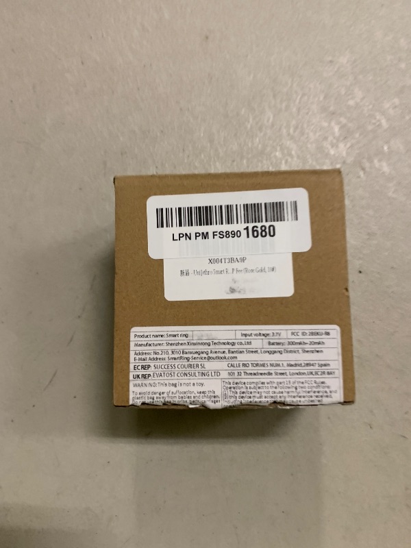 Photo 1 of UniJethro Smart Ring for Women & Men, Health Tracker Ring with Heart Rate, Blood Oxygen,Blood Pressure, IP68 Waterproof Fitness Ring, Sleep Tracker for iPhone and Android, No APP Fee (Rose Gold, 10#)