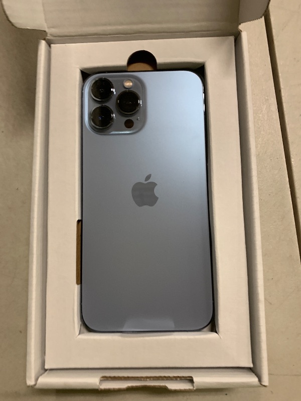Photo 1 of Apple iPhone 13 Pro Max, 512GB, Sierra Blue - Unlocked (Renewed Premium)