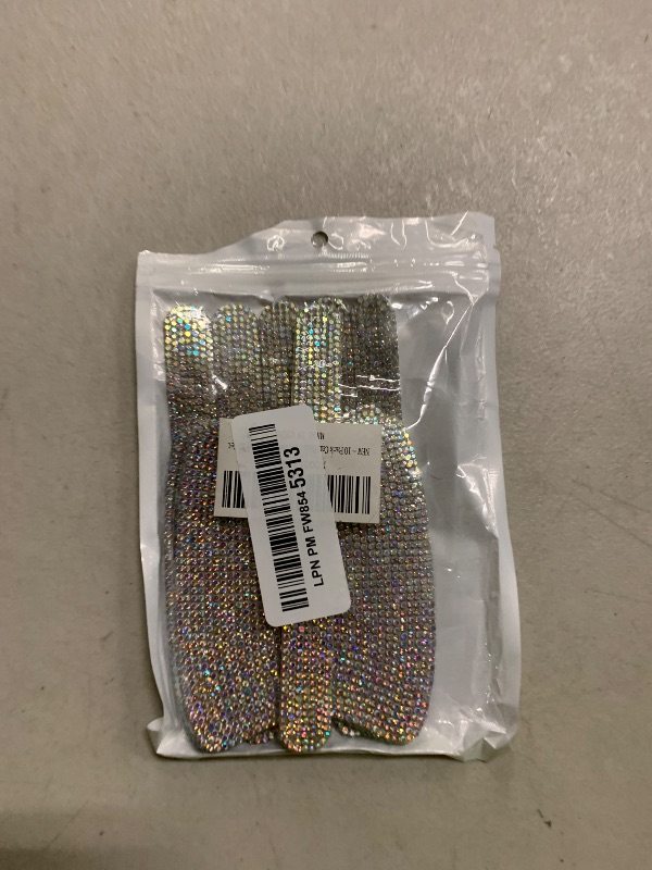 Photo 1 of 10 Pack Car Rhinestone Bling Door Handle Reflective Trim Stickers Universal Side Rear View Mirror Safety Scratch Resistant Protector Galaxy AB Set