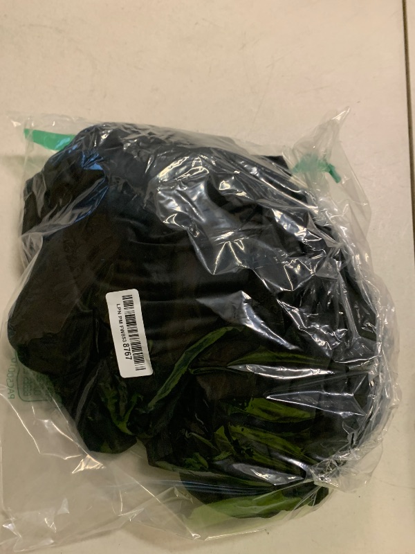 Photo 1 of 10 ft x 7 ft Wrinkle Free Black Backdrop Curtain for Parties, Polyester Photo Drapes for Graduation Birthday Wedding Party Stage, Black Background for Backdrop Stand