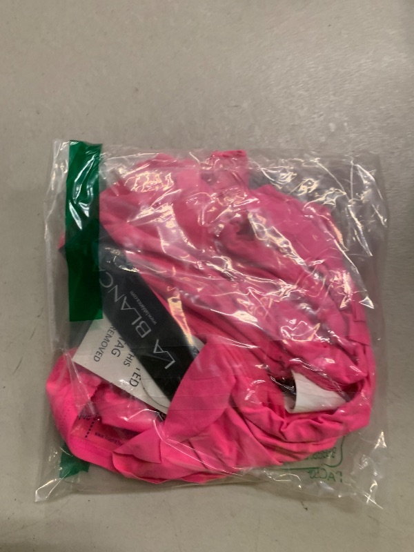 Photo 1 of La Blanca Women's Island Goddess Asymmetrical Ruffle Skirted Swimsuit Bottom, Bright Pink, 4