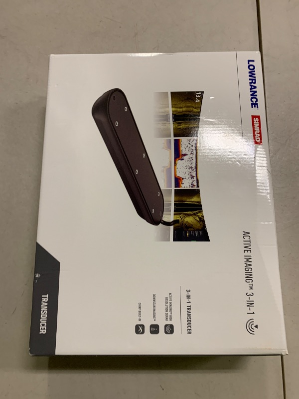 Photo 1 of Lowrance Active Imaging 3-in-1 Transducer with CHIRP, SideScan, DownScan Sonar, 000-14489-001