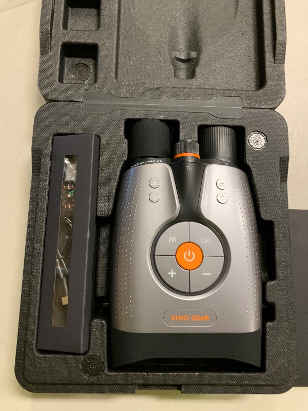 Photo 1 of VisioGear True 4K Night Vision Binoculars – Night Thunder X1 Night Vision Goggles for Adults with 3940ft Range, Full Color Photo and Video with App Control, 64GB Card for Camping & Security