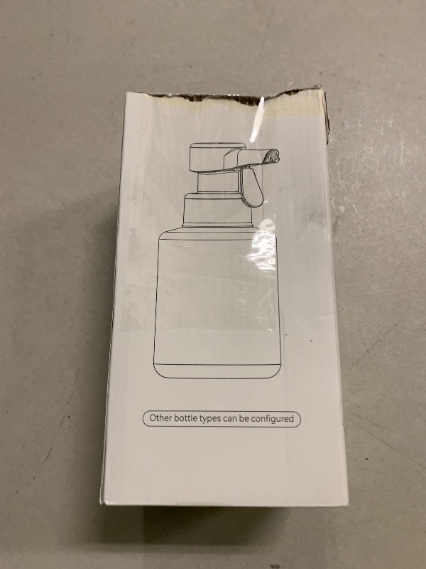 Photo 1 of 12oz Automatic Touch Sensor Liquid Glass Soap Dispenser, Hands-Free Mason Jar Soap Dispenser, Refillable Lotion Bottle for Bathroom Kitchen Countertop (Batteries Not Included)