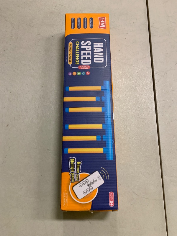 Photo 1 of 2026 New Hand-Eye Coordination Training Toy,Drop Stick Game,Reflex Games,Catching Sticks Game Reaction Training Toy,Upgrade Remote Control 3 Adjustable Speed,Family Party & Indoor Outdoor Fun (Blue)