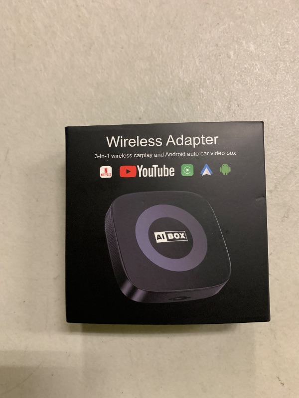 Photo 1 of Ai Magic Box for Streaming Netflix/YouTube/TikTok, Wireless CarPlay Adapter Dongle Support TF Card for OEM Wired Car Play & Android Auto Cars