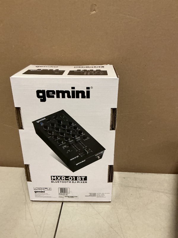 Photo 1 of Gemini 2-Channel Professional DJ Mixer with Wireless Bluetooth