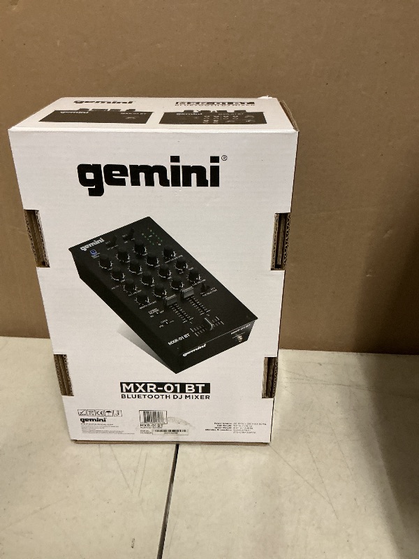 Photo 1 of Gemini 2-Channel Professional DJ Mixer with Wireless Bluetooth